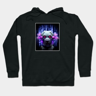 cyber punk puppy Hoodie